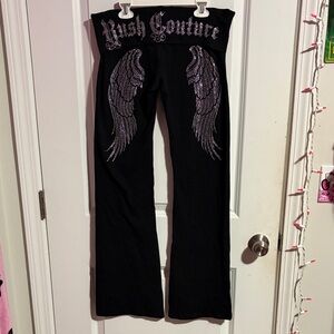 🪽NWT GRAIL Rush couture fold over yoga pants🪽